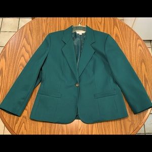 Comfort Fit Petite size 12 Dark Green Blazer